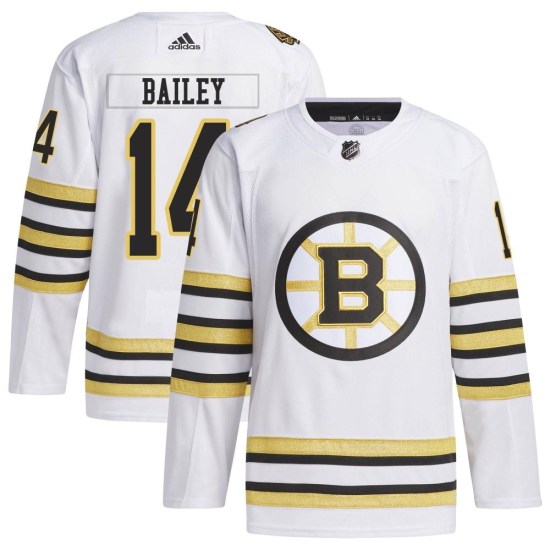 Garnet Ace Bailey Boston Bruins Youth Authentic 100th Anniversary Primegreen Adidas Jersey - White