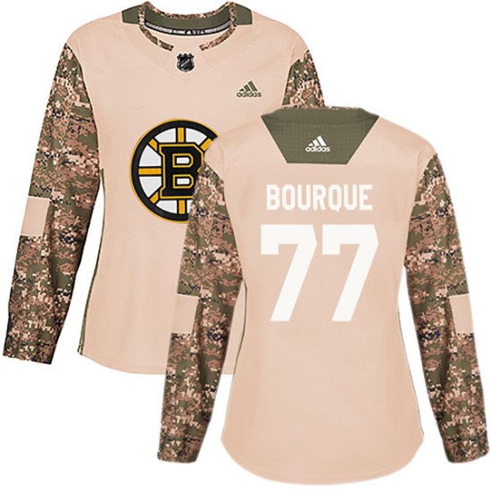 Ray Bourque Boston Bruins Women's Authentic Veterans Day Practice Adidas Jersey - Camo