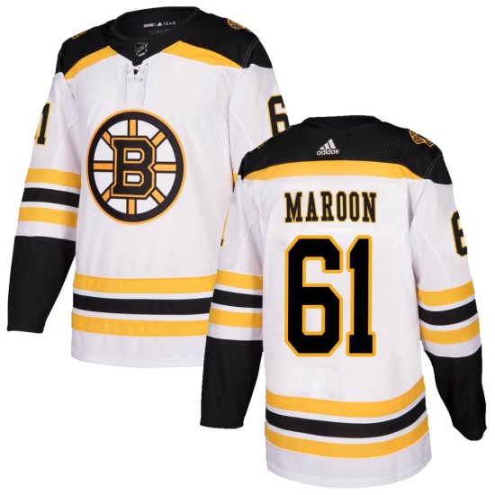 Pat Maroon Boston Bruins Youth Authentic Away Adidas Jersey - White