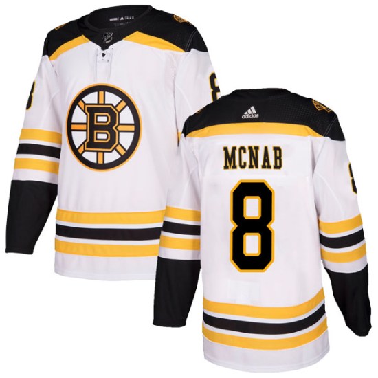 Peter Mcnab Boston Bruins Youth Authentic Away Adidas Jersey - White