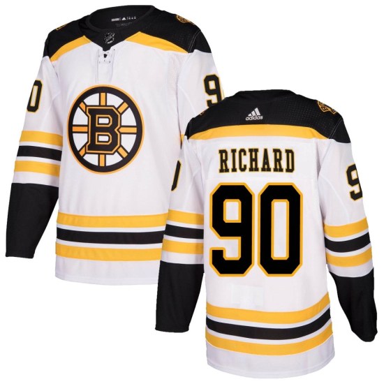 Anthony Richard Boston Bruins Youth Authentic Away Adidas Jersey - White