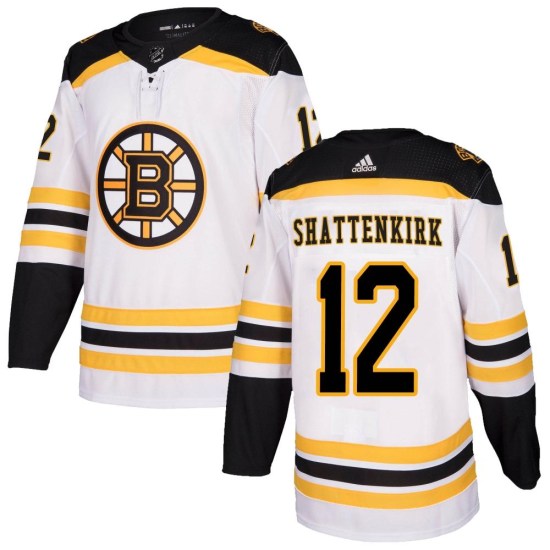 Kevin Shattenkirk Boston Bruins Youth Authentic Away Adidas Jersey - White