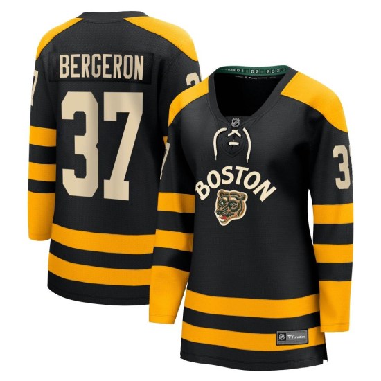 Patrice Bergeron Boston Bruins Women's Breakaway 2023 Winter Classic Fanatics Branded Jersey - Black