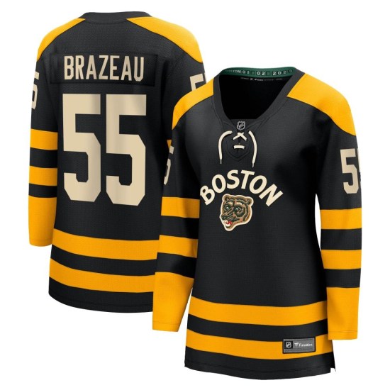 Justin Brazeau Boston Bruins Women's Breakaway 2023 Winter Classic Fanatics Branded Jersey - Black