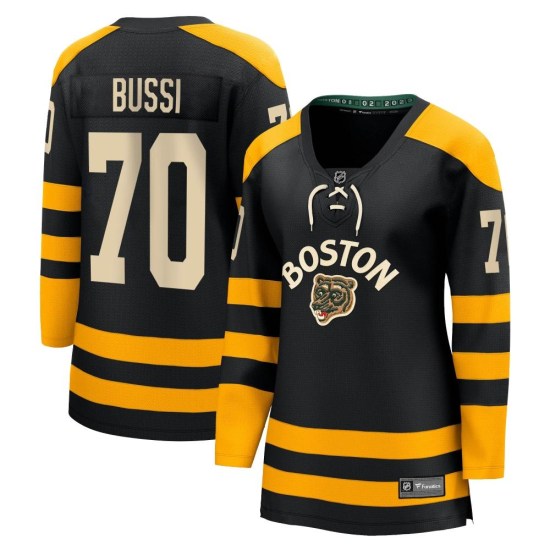 Brandon Bussi Boston Bruins Women's Breakaway 2023 Winter Classic Fanatics Branded Jersey - Black