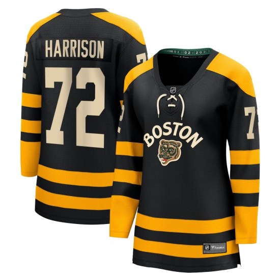 Brett Harrison Boston Bruins Women's Breakaway 2023 Winter Classic Fanatics Branded Jersey - Black