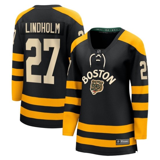Hampus Lindholm Boston Bruins Women's Breakaway 2023 Winter Classic Fanatics Branded Jersey - Black