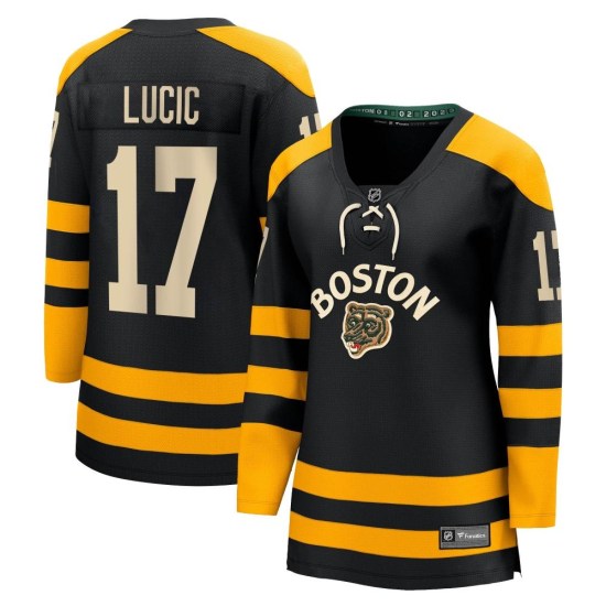 Milan Lucic Boston Bruins Women's Breakaway 2023 Winter Classic Fanatics Branded Jersey - Black