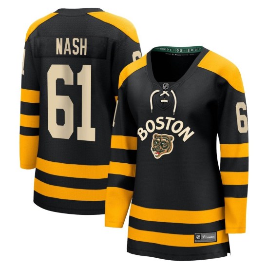 Rick Nash Boston Bruins Women's Breakaway 2023 Winter Classic Fanatics Branded Jersey - Black