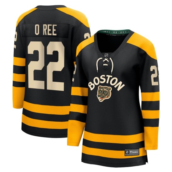 Willie O'ree Boston Bruins Women's Breakaway 2023 Winter Classic Fanatics Branded Jersey - Black