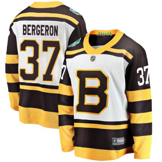Patrice Bergeron Boston Bruins Breakaway 2019 Winter Classic Fanatics Branded Jersey - White