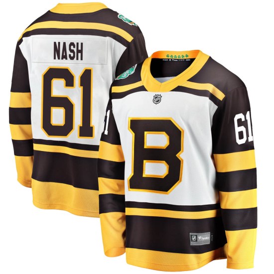 Rick Nash Boston Bruins Breakaway 2019 Winter Classic Fanatics Branded Jersey - White