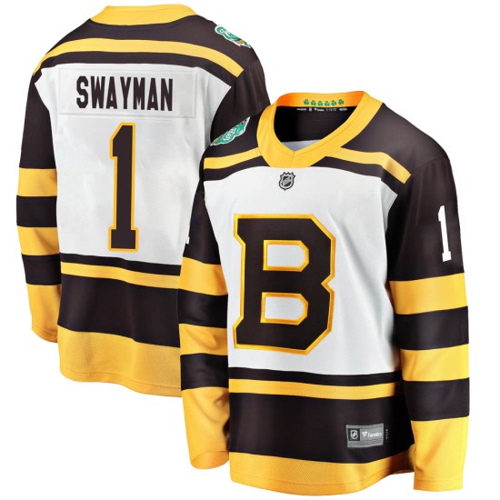 Jeremy Swayman Boston Bruins Breakaway 2019 Winter Classic Fanatics Branded Jersey - White