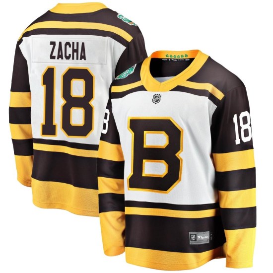 Pavel Zacha Boston Bruins Breakaway 2019 Winter Classic Fanatics Branded Jersey - White