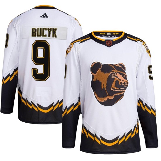 Johnny Bucyk Boston Bruins Youth Authentic Reverse Retro 2.0 Adidas Jersey - White