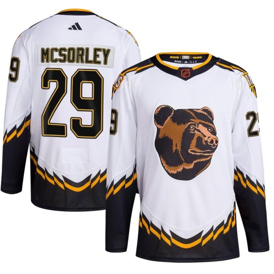 Marty Mcsorley Boston Bruins Youth Authentic Reverse Retro 2.0 Adidas Jersey - White