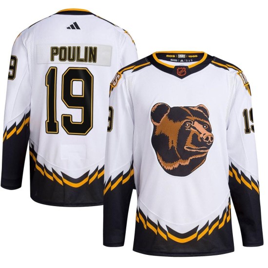 Dave Poulin Boston Bruins Youth Authentic Reverse Retro 2.0 Adidas Jersey - White