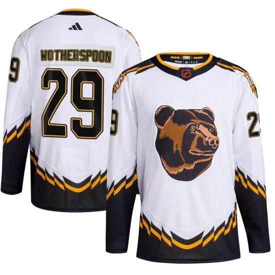Parker Wotherspoon Boston Bruins Youth Authentic Reverse Retro 2.0 Adidas Jersey - White