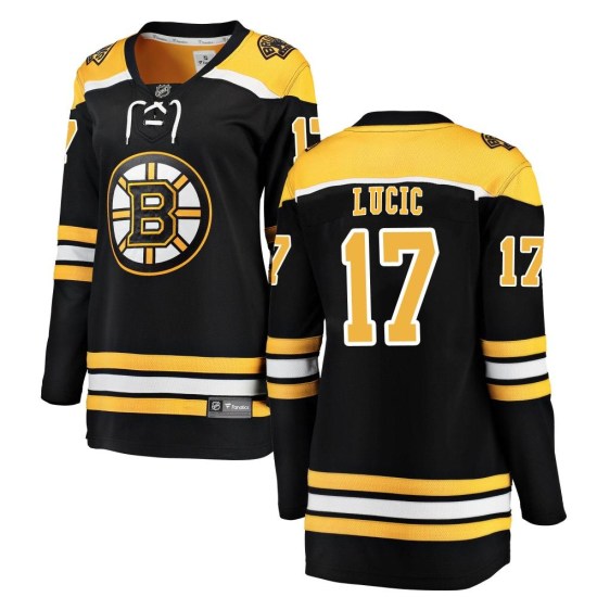 Milan Lucic Boston Bruins Women's Breakaway Home Fanatics Branded Jersey - Black