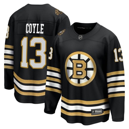 Charlie Coyle Boston Bruins Premier Breakaway 100th Anniversary Fanatics Branded Jersey - Black