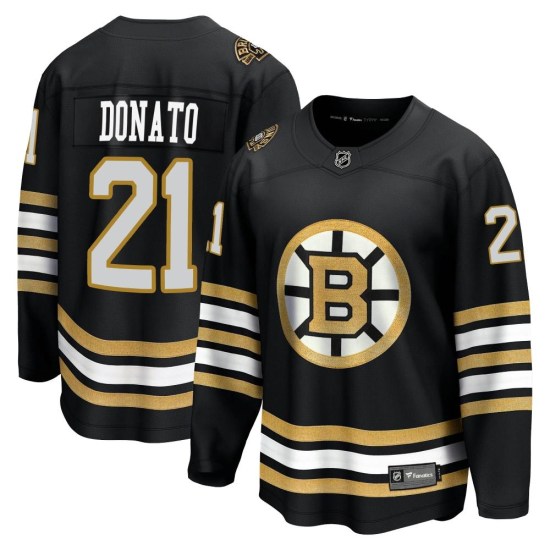 Ted Donato Boston Bruins Premier Breakaway 100th Anniversary Fanatics Branded Jersey - Black