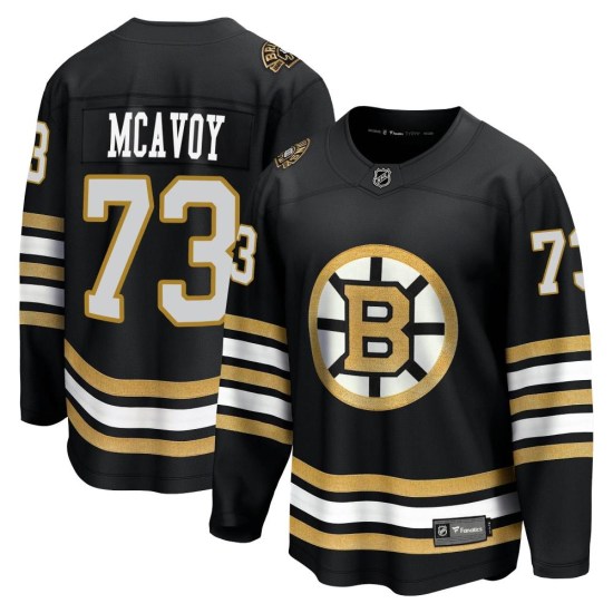 Charlie McAvoy Boston Bruins Premier Breakaway 100th Anniversary Fanatics Branded Jersey - Black
