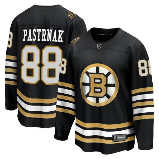 David Pastrnak Boston Bruins Premier Breakaway 100th Anniversary Fanatics Branded Jersey - Black