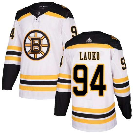 Jakub Lauko Boston Bruins Authentic Away Adidas Jersey - White