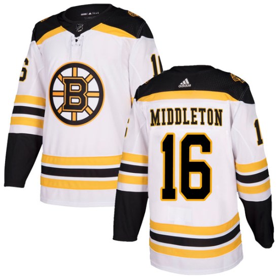 Rick Middleton Boston Bruins Authentic Away Adidas Jersey - White