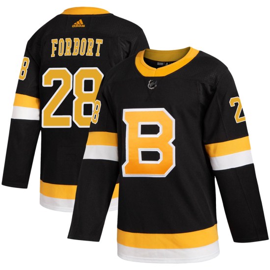 Derek Forbort Boston Bruins Authentic Alternate Adidas Jersey - Black