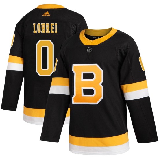 Mason Lohrei Boston Bruins Authentic Alternate Adidas Jersey - Black