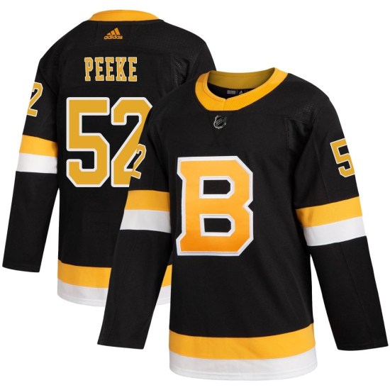 Andrew Peeke Boston Bruins Authentic Alternate Adidas Jersey - Black