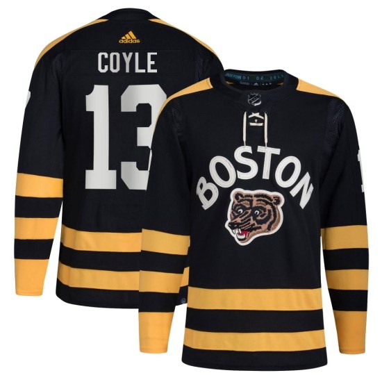 Charlie Coyle Boston Bruins Authentic 2023 Winter Classic Adidas Jersey - Black