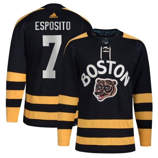 Phil Esposito Boston Bruins Authentic 2023 Winter Classic Adidas Jersey - Black