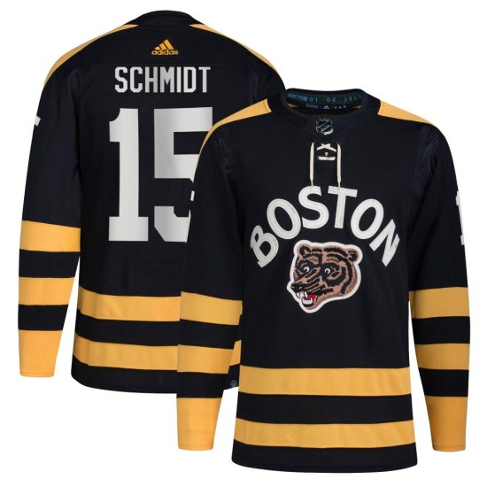 Milt Schmidt Boston Bruins Authentic 2023 Winter Classic Adidas Jersey - Black