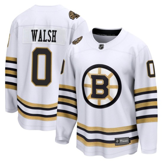 Reilly Walsh Boston Bruins Premier Breakaway 100th Anniversary Fanatics Branded Jersey - White