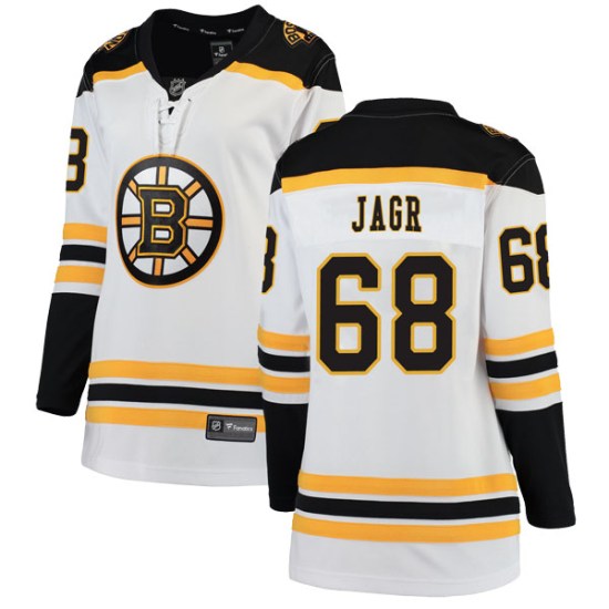 Jaromir Jagr Boston Bruins Women's Breakaway Away Fanatics Branded Jersey - White