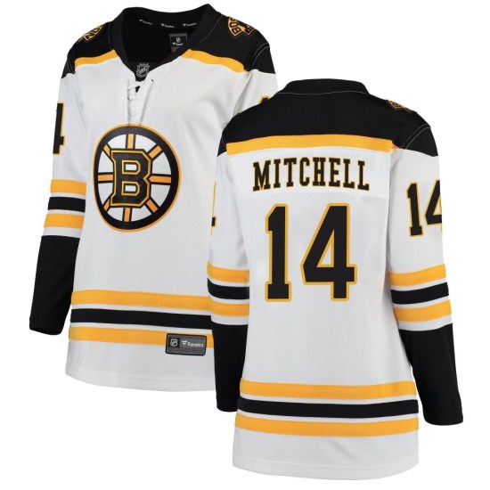 Ian Mitchell Boston Bruins Women's Breakaway Away Fanatics Branded Jersey - White