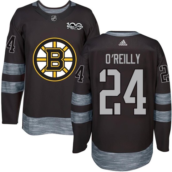 Terry O'Reilly Boston Bruins Youth Authentic 1917-2017 100th Anniversary Jersey - Black