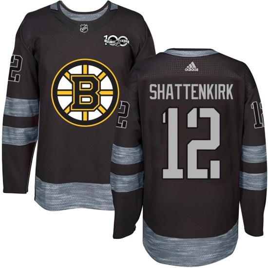 Kevin Shattenkirk Boston Bruins Youth Authentic 1917-2017 100th Anniversary Jersey - Black