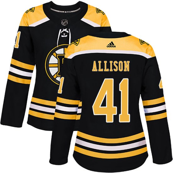 Jason Allison Boston Bruins Women's Authentic Home Adidas Jersey - Black