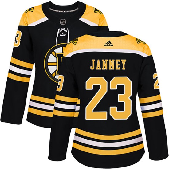 Craig Janney Boston Bruins Women's Authentic Home Adidas Jersey - Black