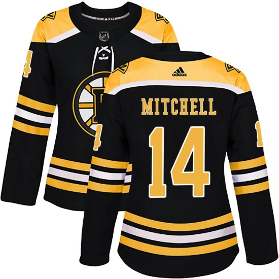 Ian Mitchell Boston Bruins Women's Authentic Home Adidas Jersey - Black