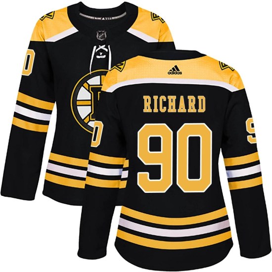 Anthony Richard Boston Bruins Women's Authentic Home Adidas Jersey - Black