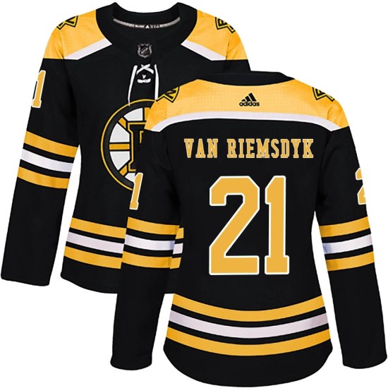 James van Riemsdyk Boston Bruins Women's Authentic Home Adidas Jersey - Black