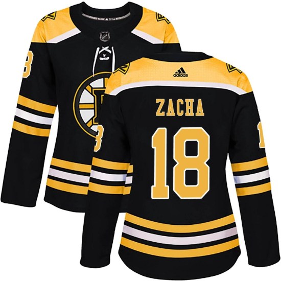 Pavel Zacha Boston Bruins Women's Authentic Home Adidas Jersey - Black