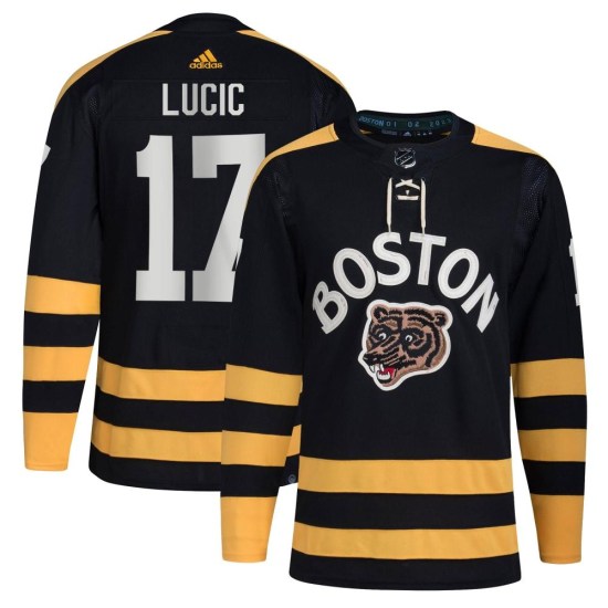 Milan Lucic Boston Bruins Youth Authentic 2023 Winter Classic Adidas Jersey - Black