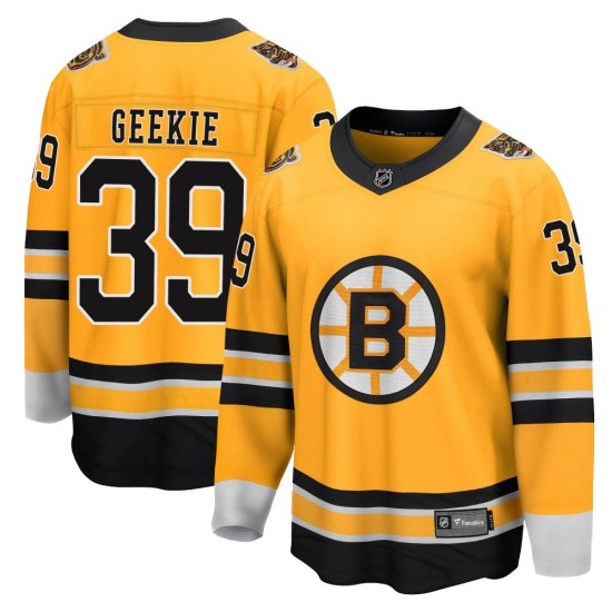 Morgan Geekie Boston Bruins Breakaway 2020/21 Special Edition Fanatics Branded Jersey - Gold
