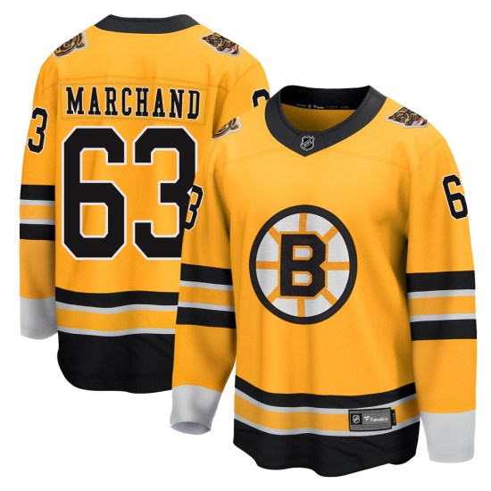 Brad Marchand Boston Bruins Breakaway 2020/21 Special Edition Fanatics Branded Jersey - Gold