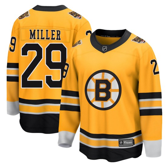 Jay Miller Boston Bruins Breakaway 2020/21 Special Edition Fanatics Branded Jersey - Gold